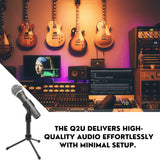 Samson Q2U Handheld Dynamic USB Microphone Recording and Podcasting Pack (Black) (Open Box)