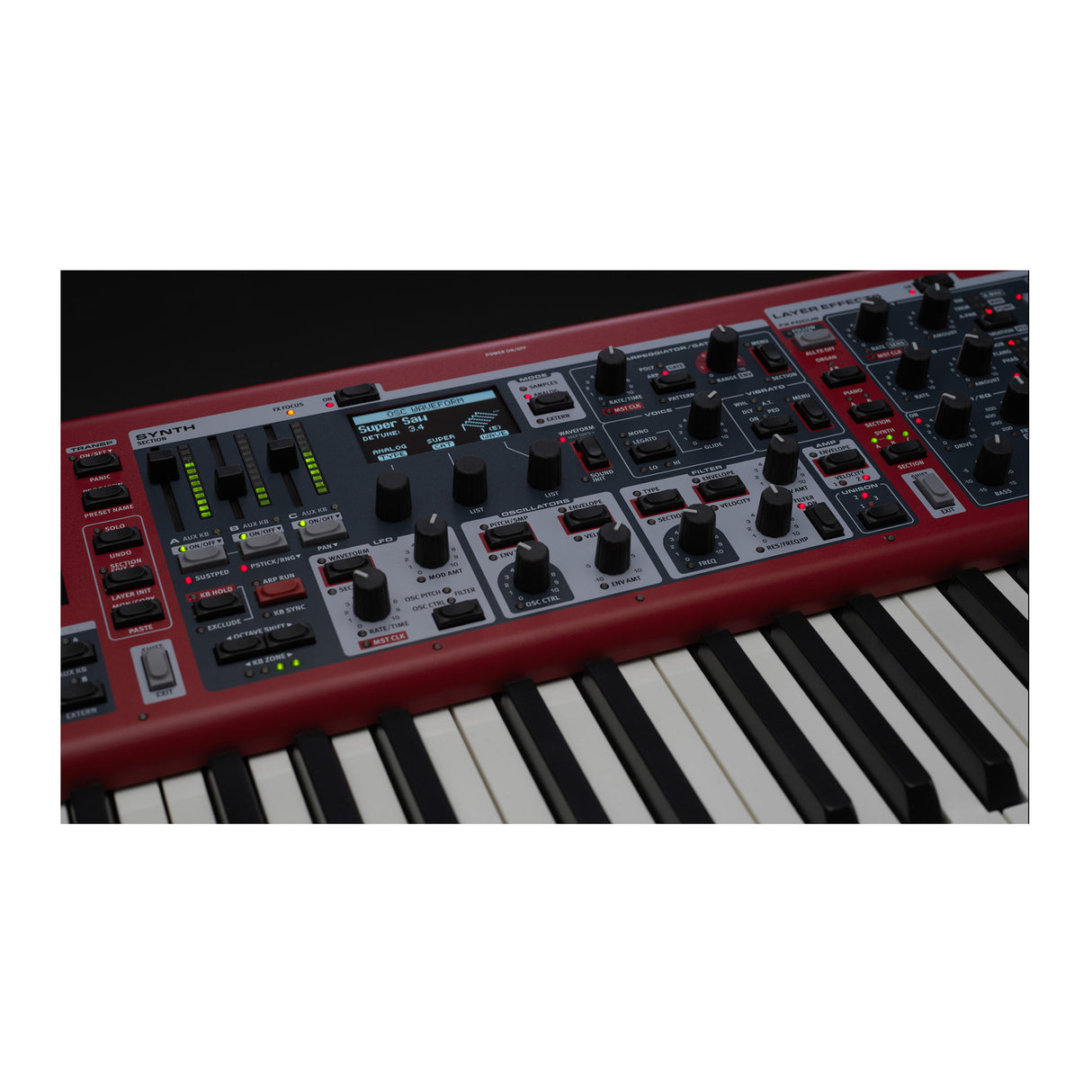 Nord Stage 4 88 Key Fully Weighted Keyboard with Triple Sensor Keybed