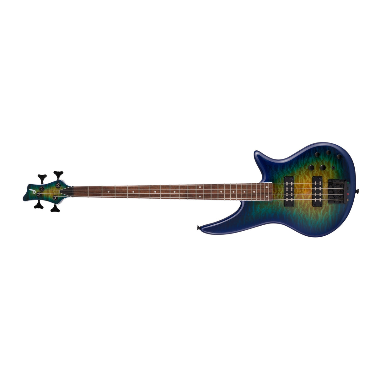 Jackson X Series Spectra Bass SBXQ IV 4-String Electric Guitar(Amber Blue Burst)