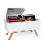 Glorious Turntable Lowboard, Solid Ashwood with Shock-Absorbent Rubber Feet