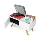 Glorious Turntable Lowboard, Solid Ashwood with Shock-Absorbent Rubber Feet