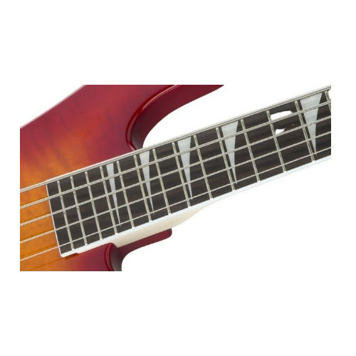 Jackson JS Series Concert Bass JS3VQ 5-String Electric Guitar (Cherry Burst)