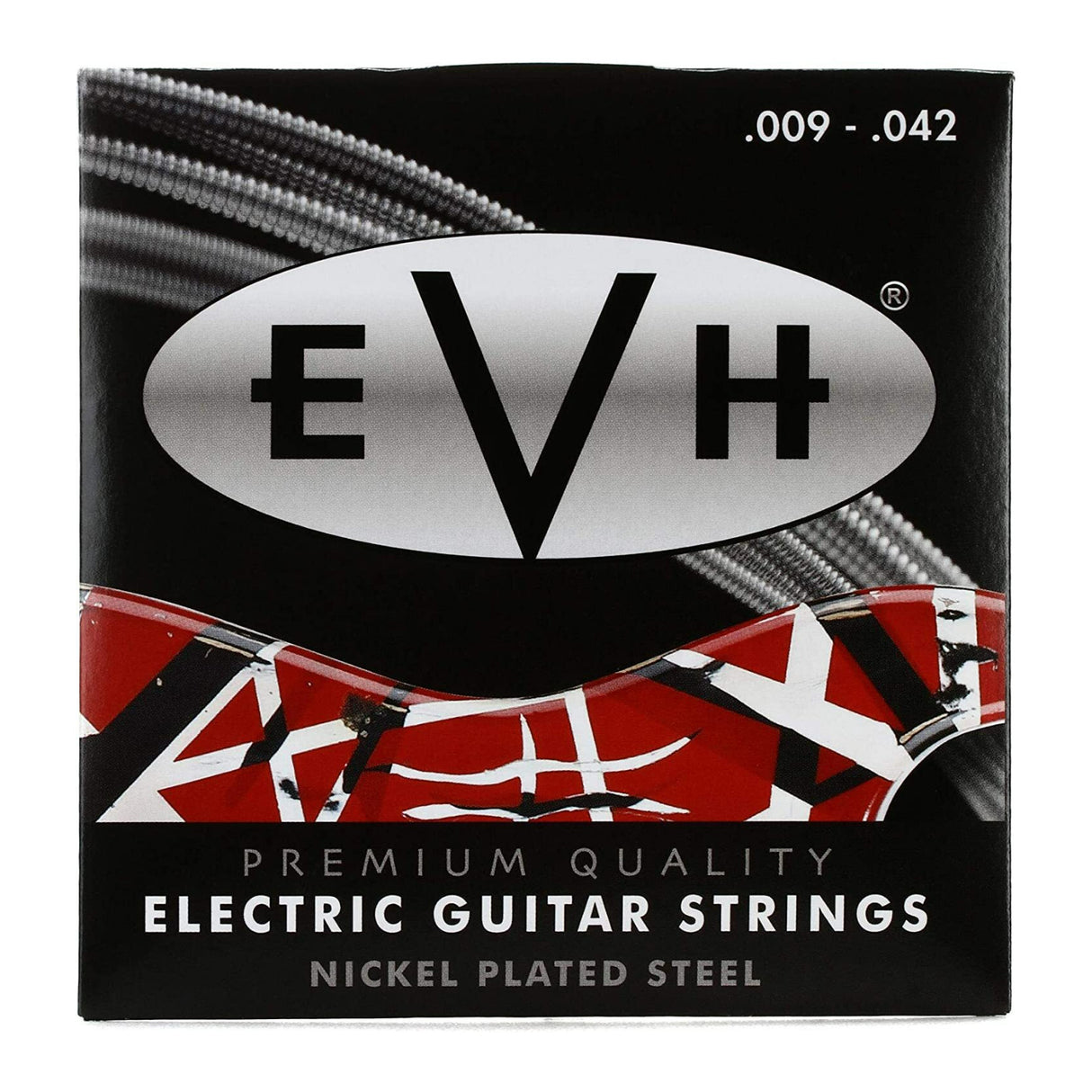 EVH Premium Nickel Plated Sweet Sounding Electric Guitar Strings (.009 - .042)