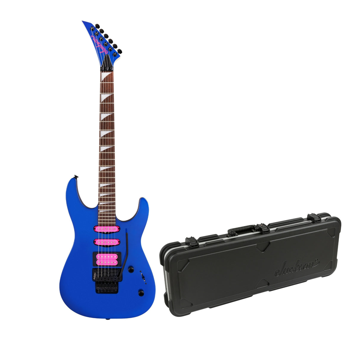 Jackson X Series Dinky 6-String Guitar (Blue) with Jackson Dinky Molded Case