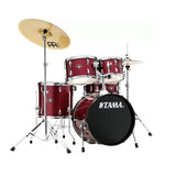 Tama Imperialstar 5-Piece Drum Kit with Meinl HCS Cymbals (Candy Apple Mist)