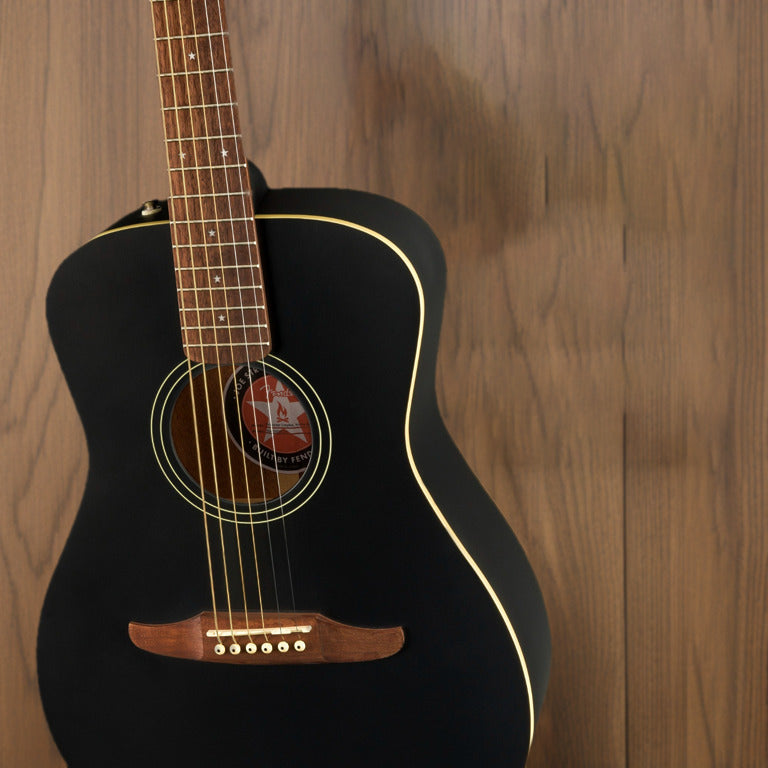 Fender Joe Strummer Campfire 6-String Acoustic Guitar (Right-Hand, Matte Black)