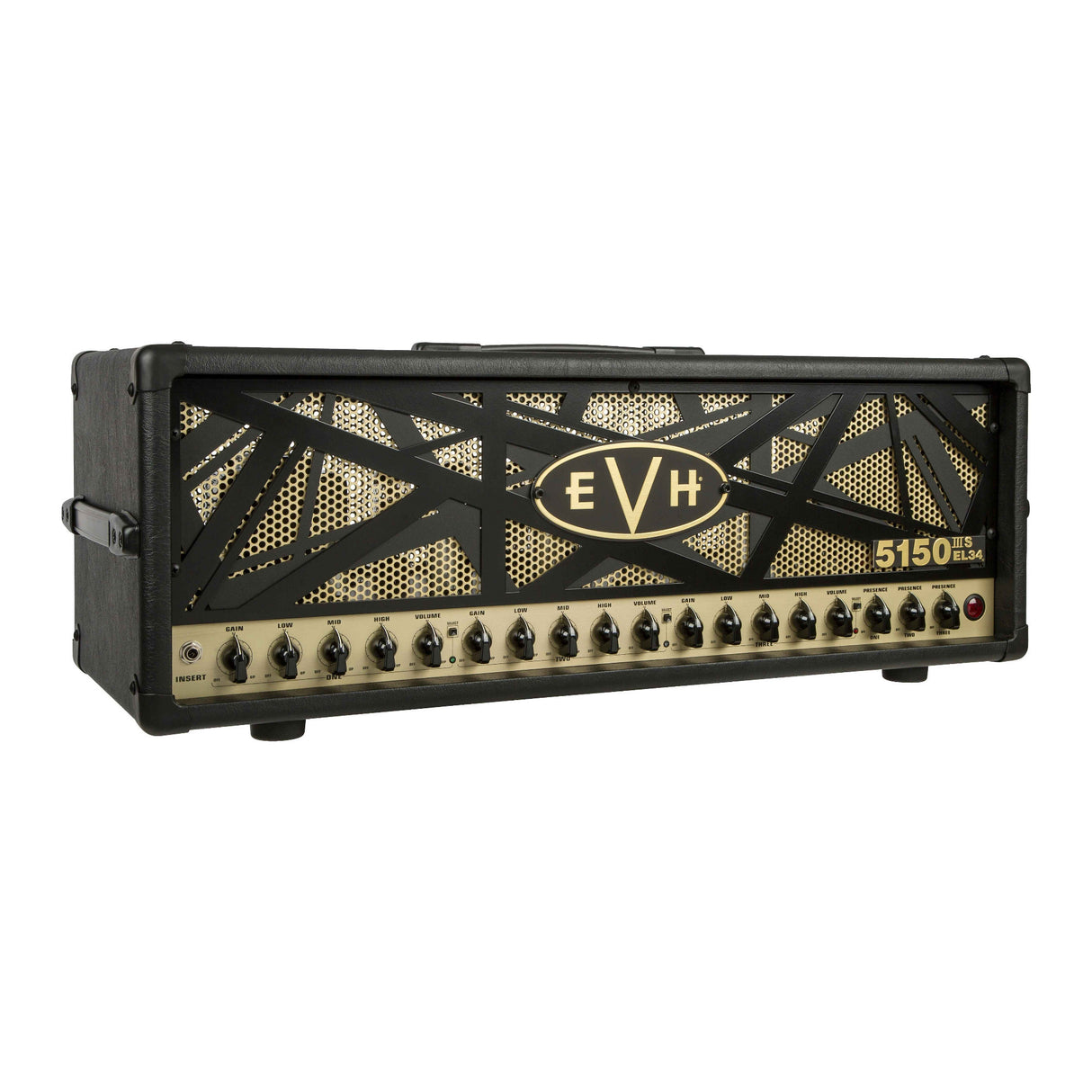EVH 2250260000 5150 IIIS EL34 100W Amplifier Tube Head with EL34 Tubes (Black)