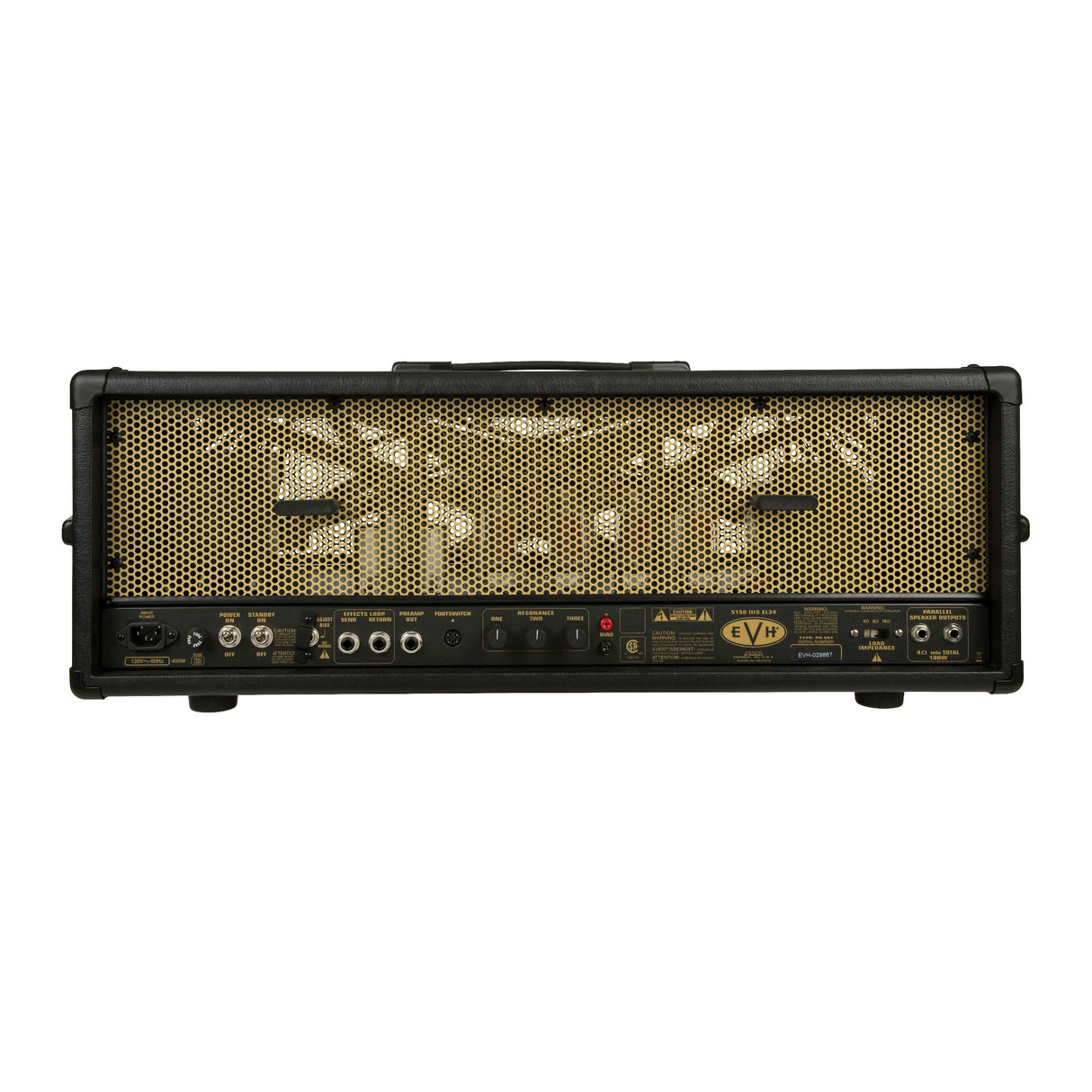EVH 2250260000 5150 IIIS EL34 100W Amplifier Tube Head with EL34 Tubes (Black)