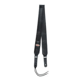 EVH Accessories Premium Quality 42-Inch Adjustable Leather Guitar Strap (Black)