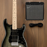 Squier Affinity Series Stratocaster FMT HSS Guitar (Black Burst)