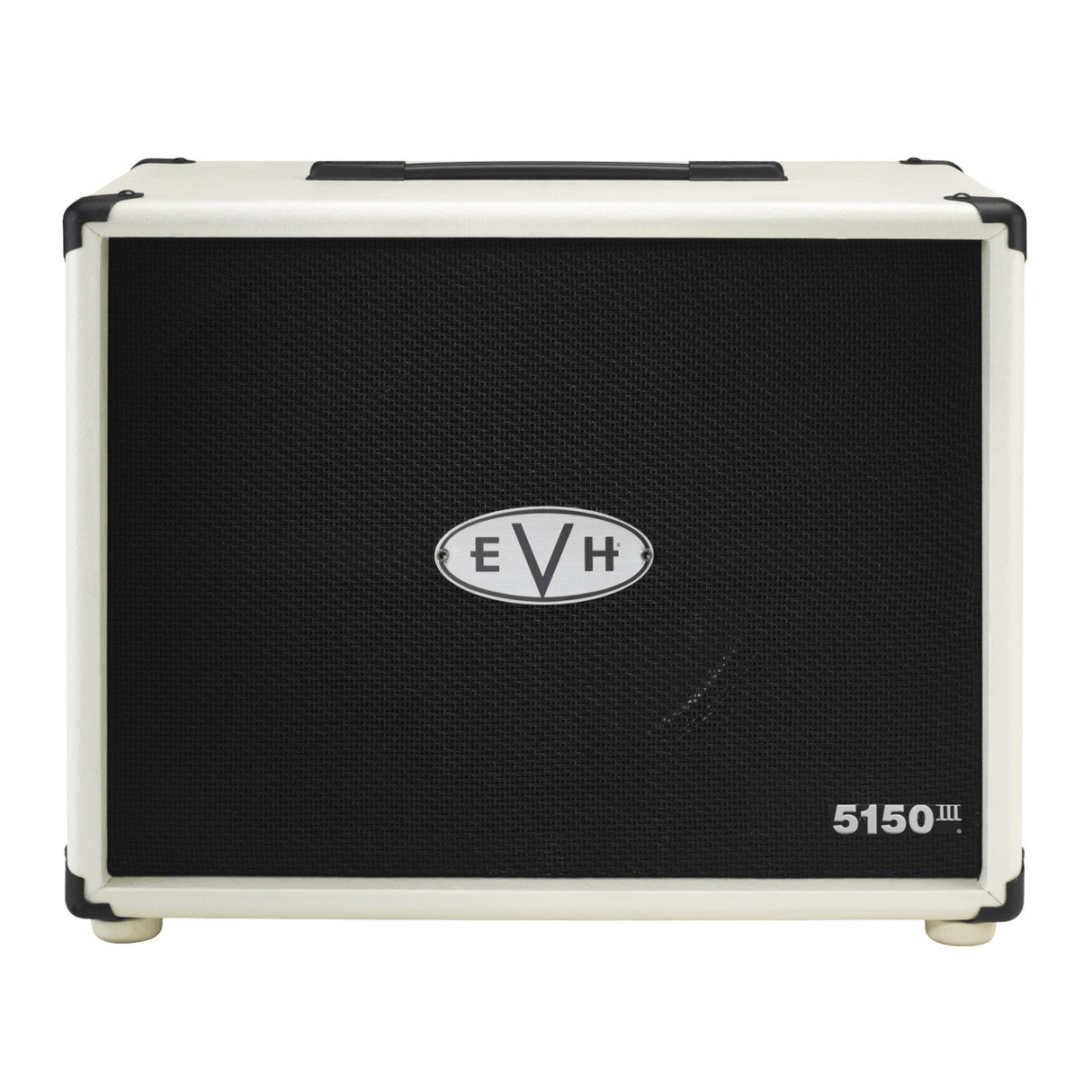 EVH 5150III 1 x 12 Inch Straight Front Sturdy Speaker Enclosure Cabinet for Electric Guitars (Ivory)
