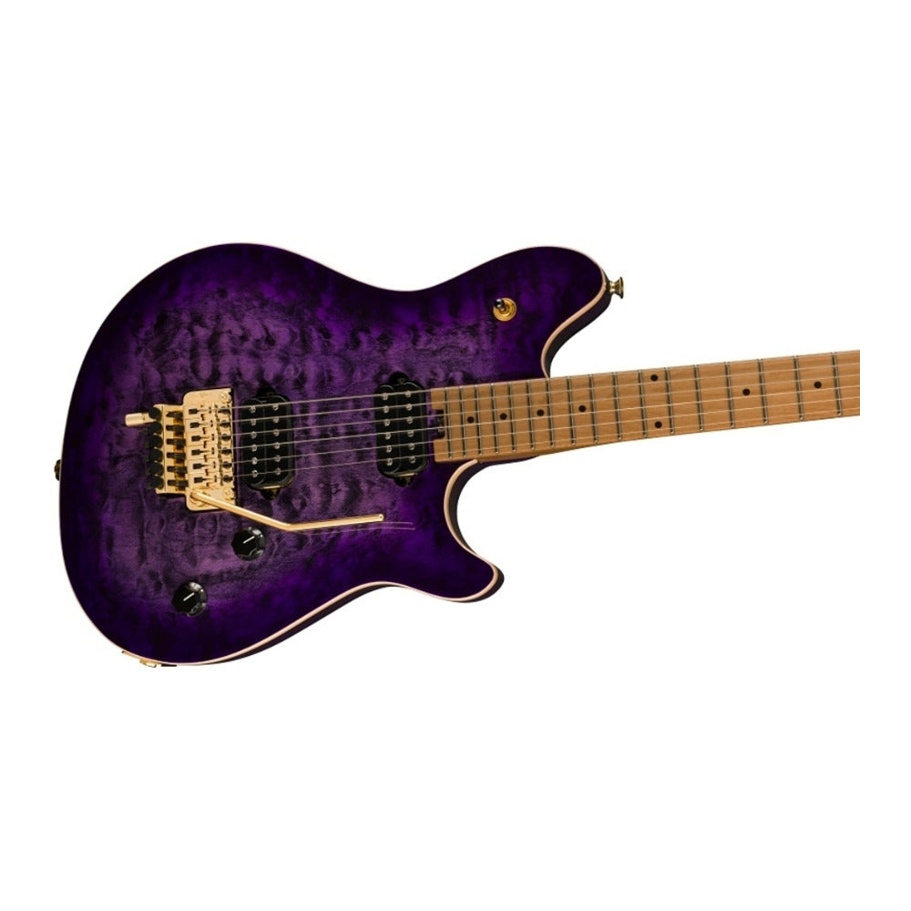 EVH Wolfgang Special QM 6-String Electric Guitar (Right-Handed, Purple Burst)