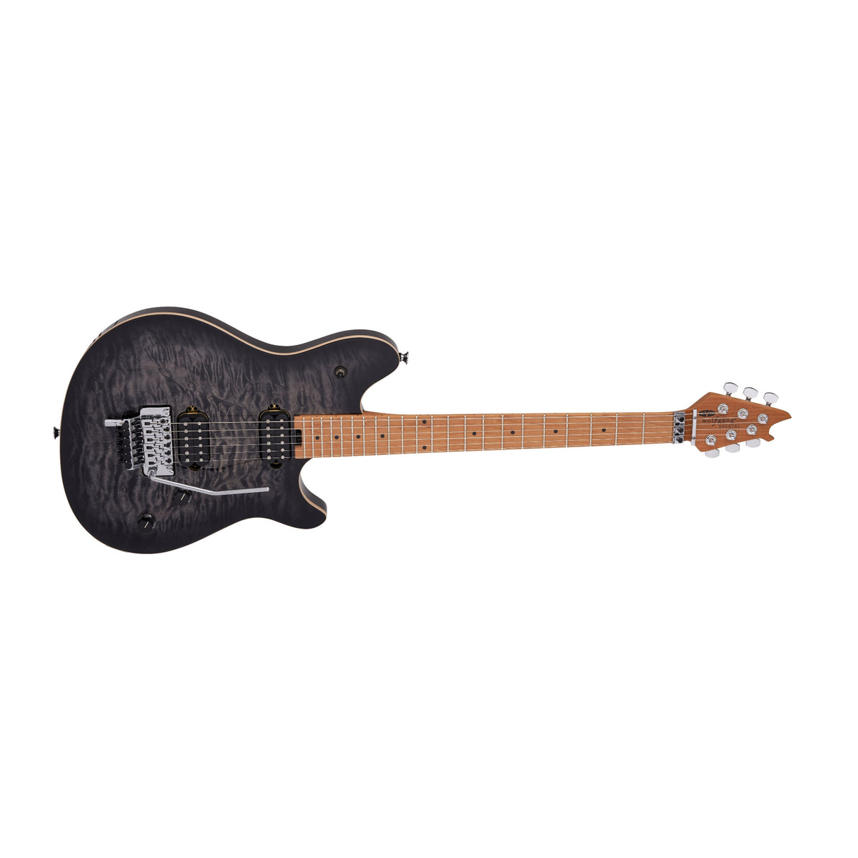 EVH Wolfgang Special QM 6-String Electric Guitar (Right-Handed, Charcoal Burst)