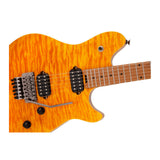 EVH Wolfgang Standard QM 6-String Electric Guitar (Right-Handed, Trans Amber)