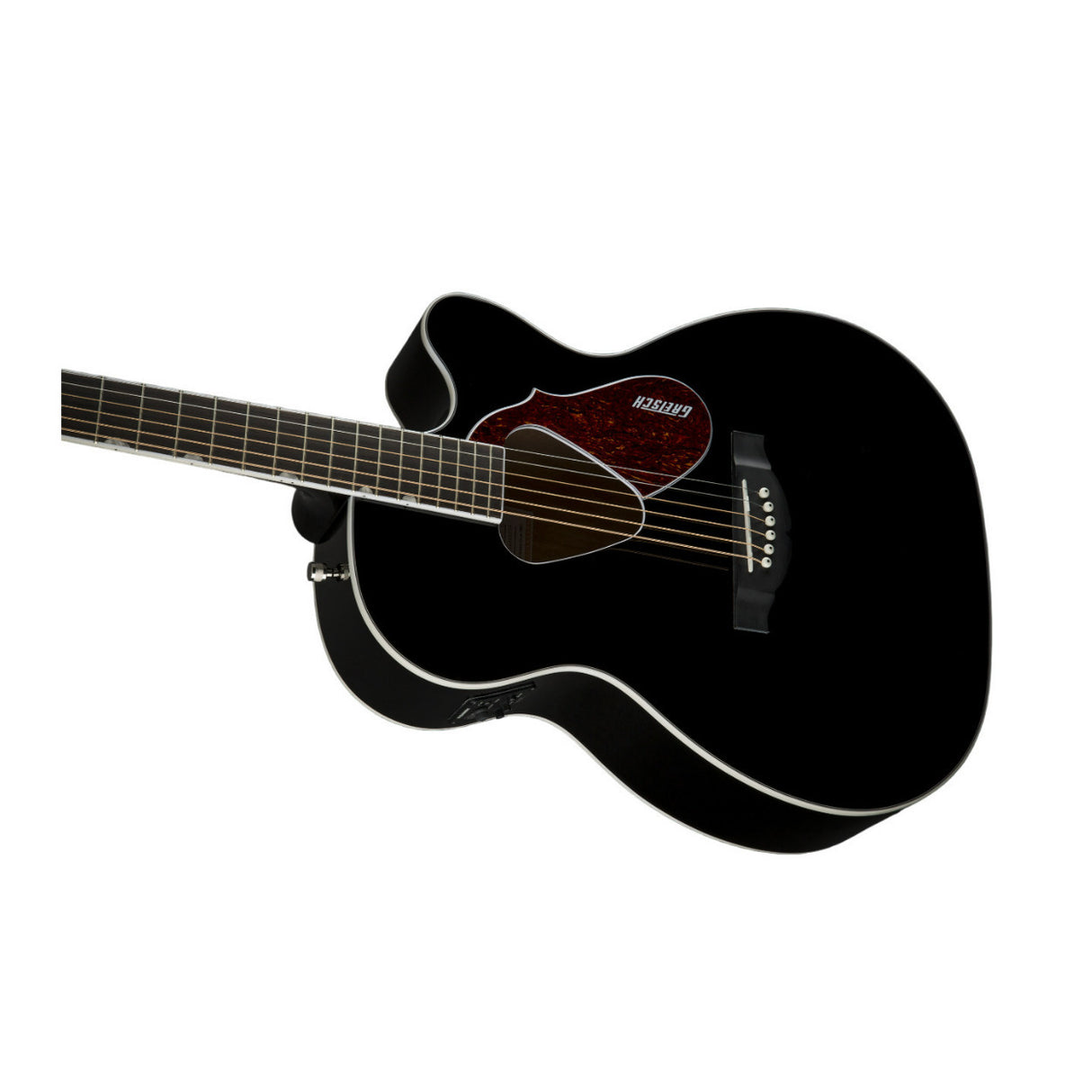 Gretsch G5013CE Rancher Jr. Cutaway 6-String Acoustic Electric Guitar (Black)