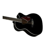 Gretsch G5013CE Rancher Jr. Cutaway 6-String Acoustic Electric Guitar (Black)