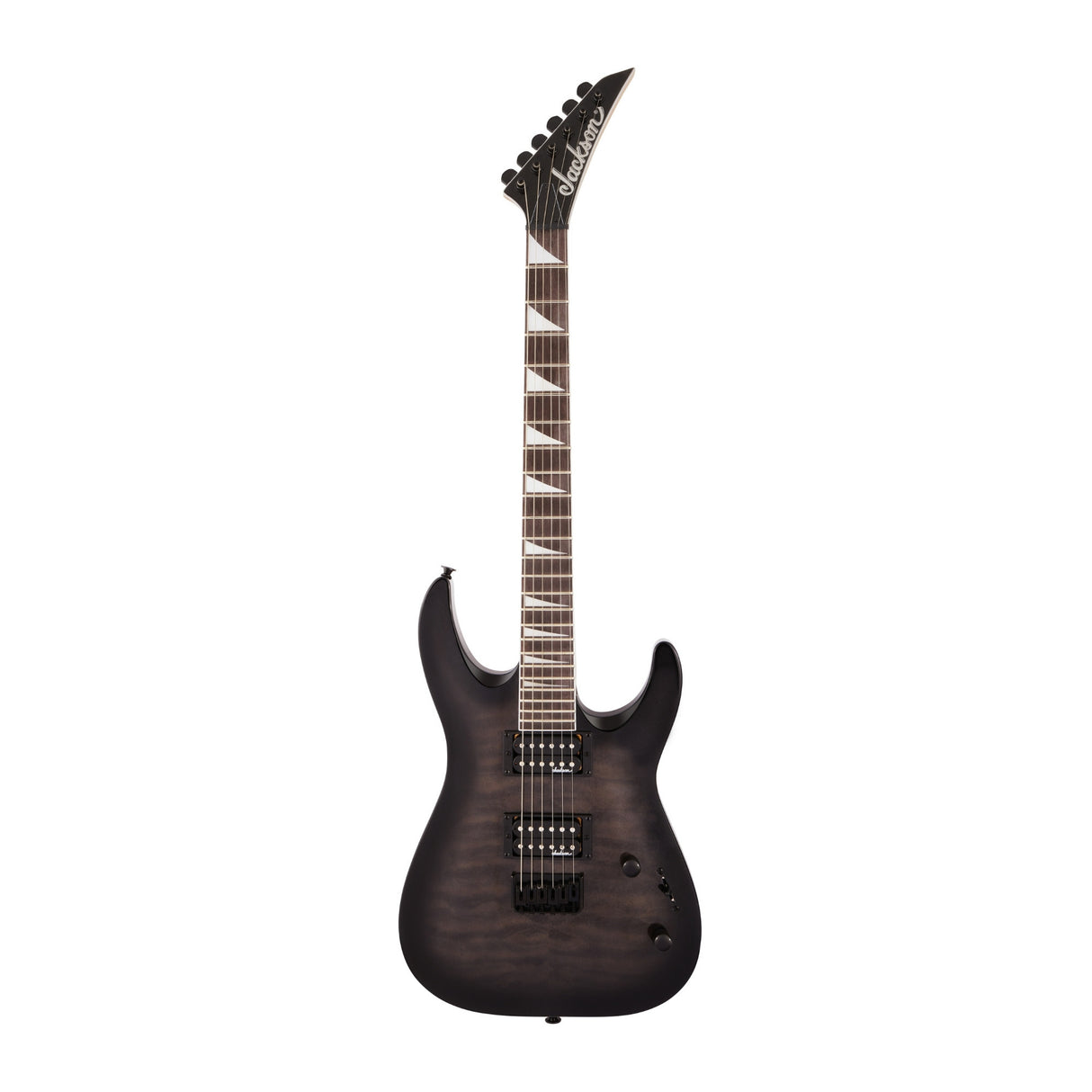 Jackson JS Series Dinky Arch Top Guitar (Black Burst) with Bag and Strings