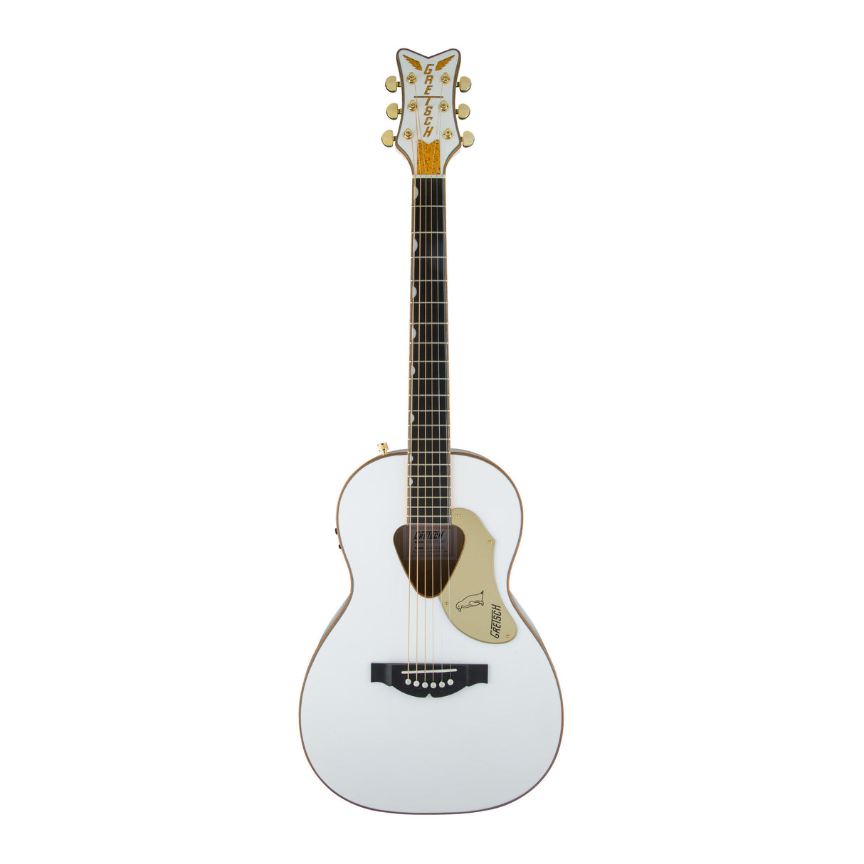 Gretsch G5021E Rancher Penguin Parlor Acoustic 6-String Guitar (White)
