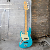 Fender American Professional II 4-String Jazz Bass (Left-Hand, Miami Blue)