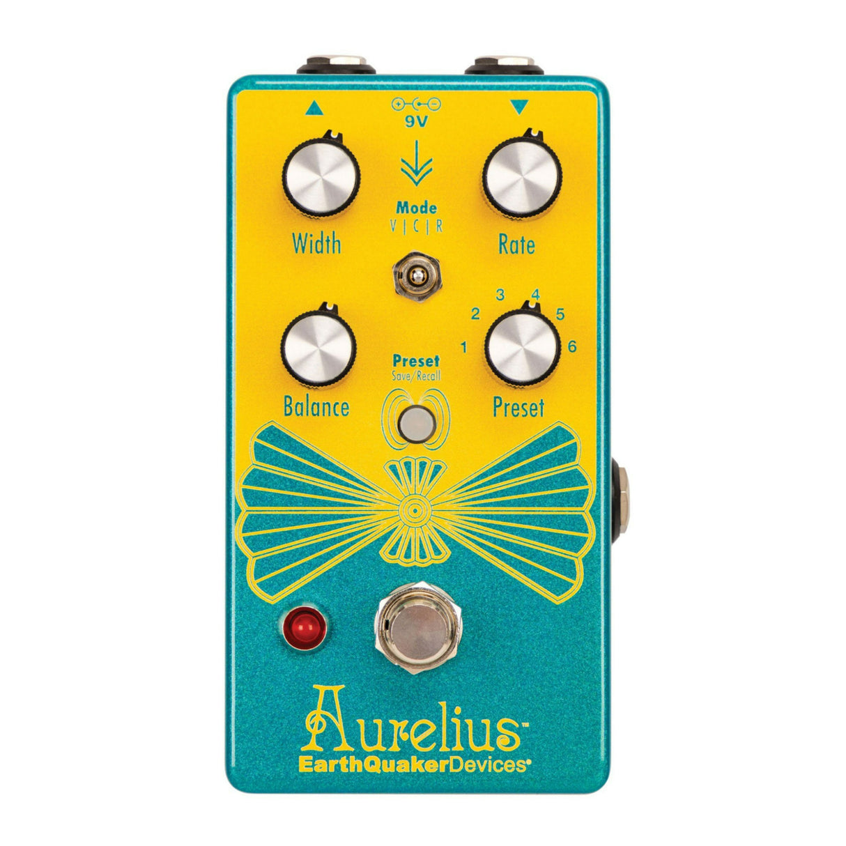 Earthquaker Devices Aurelius Tri-Voice Chorus Flexi-Switch 9-Volt Guitar Pedal