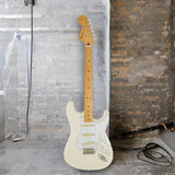 Fender Jimi Hendrix Stratocaster 6-String Electric Guitar (Olympic White)