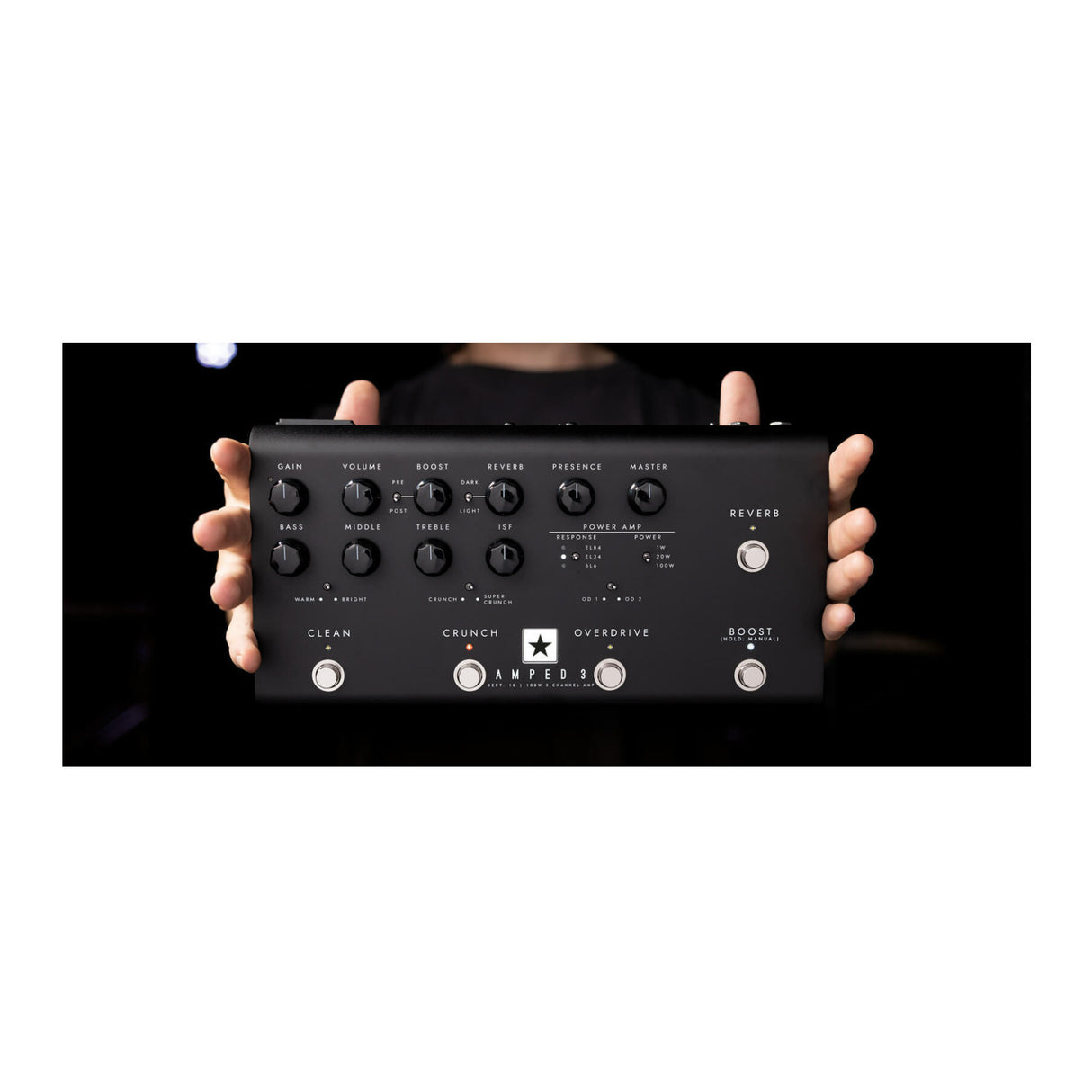 Blackstar AMPED3 100W Multi-Channel User Programmable Presets Guitar Amp Pedal