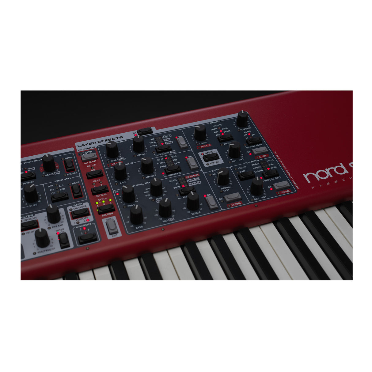 Nord Stage 4 Compact 73-Key Keyboard with Stand, Bench, Headphones and Pedal