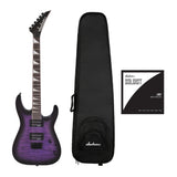 Jackson JS Series Dinky Arch Top Guitar (Purple Burst) with Bag and Strings