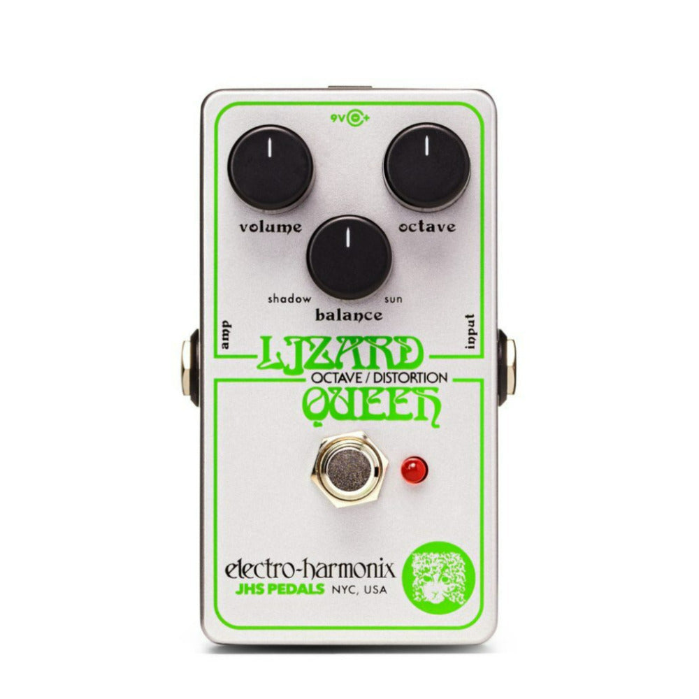 Electro Harmonix Lizard Queen Octave Fuzz 9V Battery Guitar Pedal
