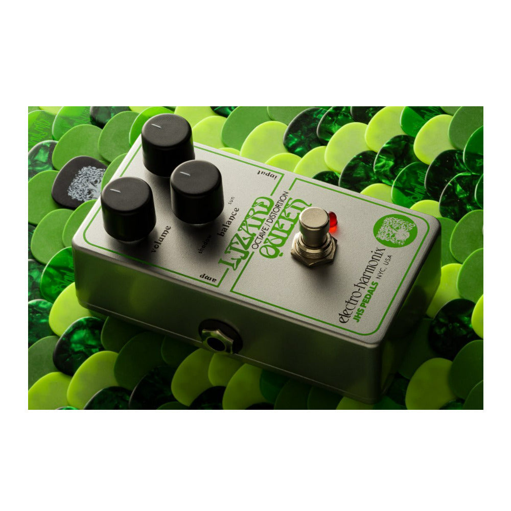 Electro Harmonix Lizard Queen Octave Fuzz 9V Battery Guitar Pedal