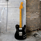 Fender American Vintage II 1975 Telecaster Deluxe Electric Guitar (Black)