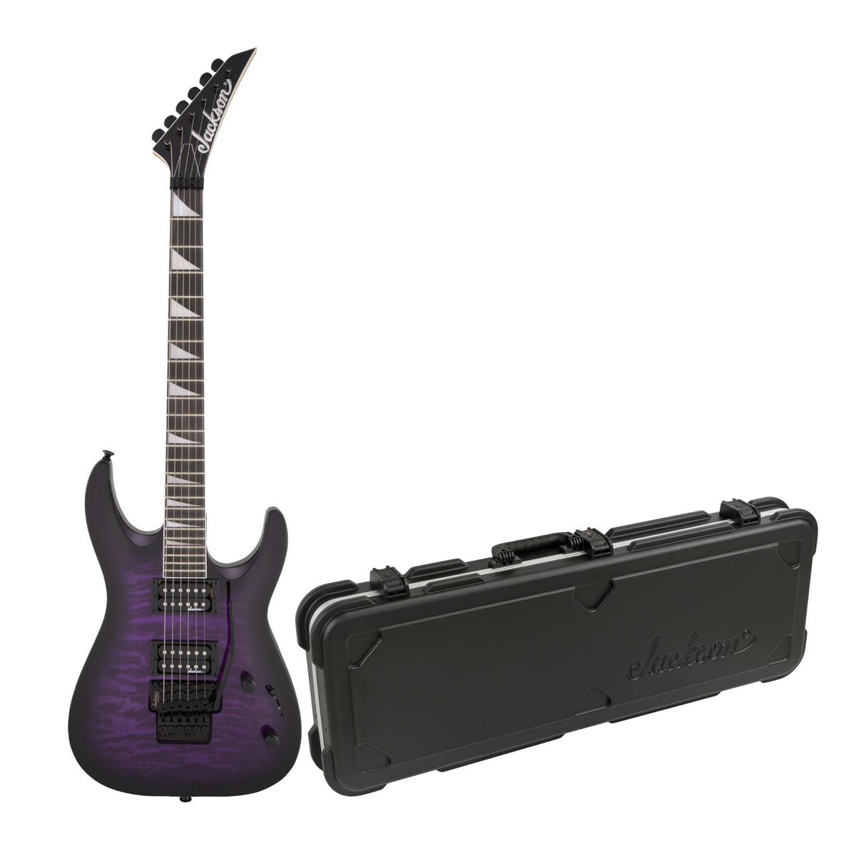 Jackson JS Series Dinky Arch Top JS32Q DKA Electric Guitar (Purple) with Case