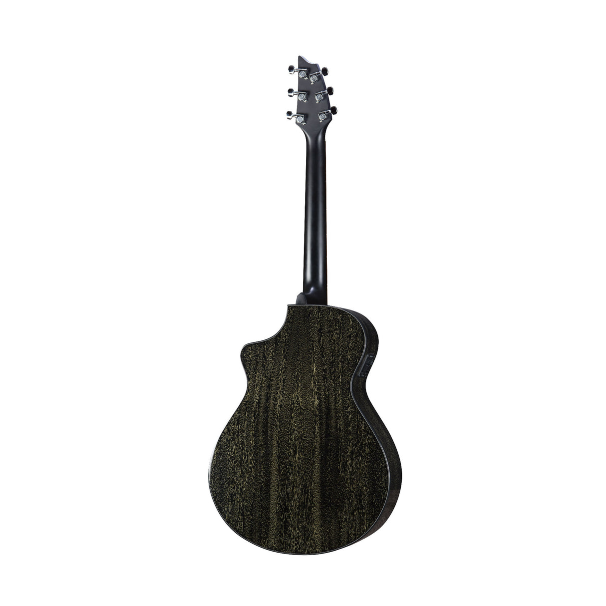 Breedlove Rainforest S Concert African Acoustic Electric Guitar (Black Gold) (Open Box)