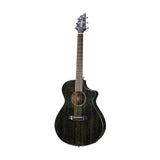 Breedlove Rainforest S Concert African Acoustic Electric Guitar (Black Gold) (Open Box)