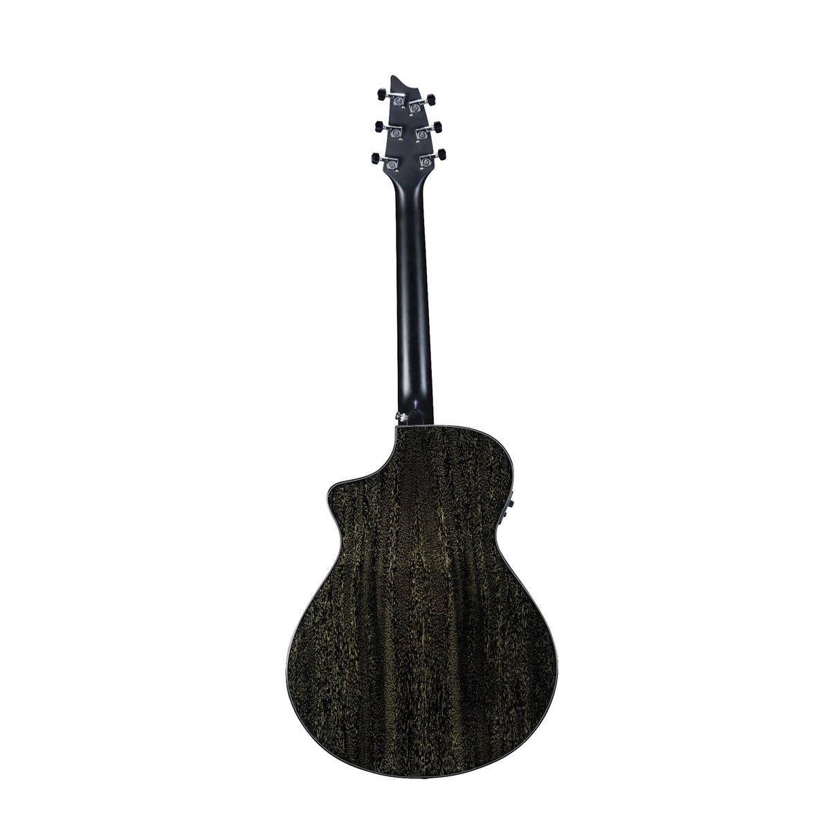 Breedlove Rainforest S Concert African Acoustic Electric Guitar (Black Gold) (Open Box)