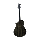 Breedlove Rainforest S Concert African Acoustic Electric Guitar (Black Gold) (Open Box)