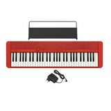 Casio Casiotone 61-Key Touch Response Portable Keyboard, Red (CT-S1RD)