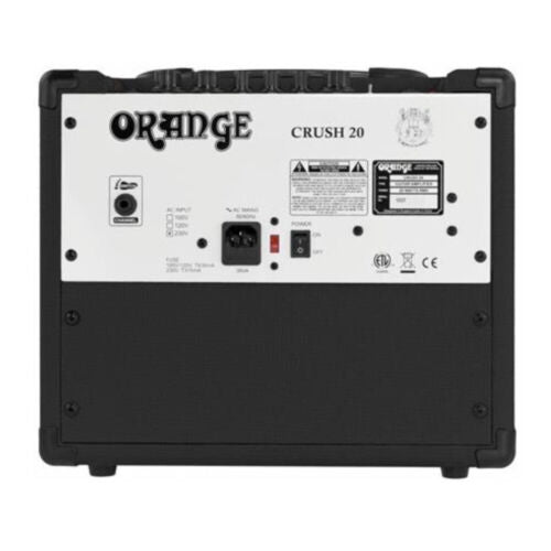 Orange Amps Crush 20 2-Channel, 4 Stage High Gain Preamp (20W, Black)