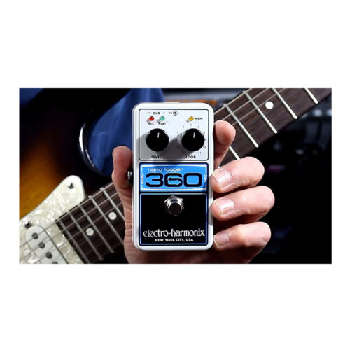 Electro-Harmonix Nano Looper 360 Looper Pedal with Power Supply