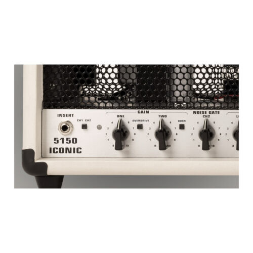 EVH 2257400410 5150 Iconic Series 80W Amplifier Head with 2 Channels (Ivory)