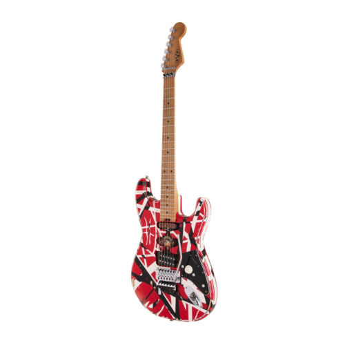 EVH Striped Series Frankenstein Frankie 6-String Electric Guitar (Red)