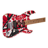 EVH Striped Series Frankenstein Frankie 6-String Electric Guitar (Red)