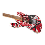 EVH Striped Series Frankenstein Frankie 6-String Electric Guitar (Red)