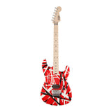 EVH Striped Series 6-String Electric Guitar (Red with Black Stripes)