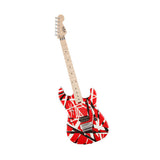 EVH Striped Series 6-String Electric Guitar (Red with Black Stripes)