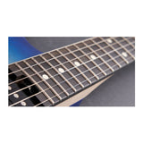 EVH 5150 Series Deluxe Poplar Burl Basswood 6-String Electric Guitar(Aqua Burst)