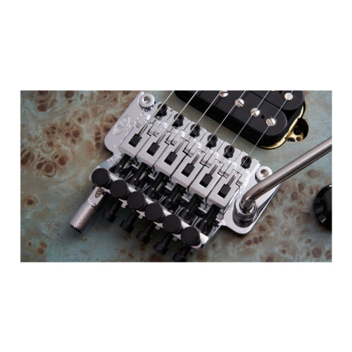 EVH 5150 Series Deluxe Poplar Burl Basswood 6-String Electric Guitar(Aqua Burst)