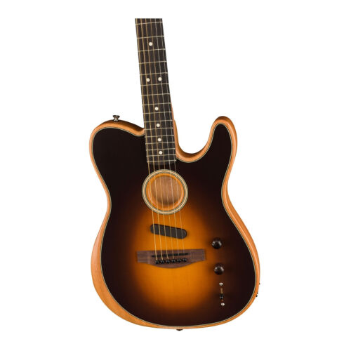Fender Acoustasonic Player Telecaster 6-String Acoustic Guitar (Shadow Burst)