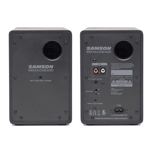 Samson SAM30 3-Inch Powered Studio Monitors Pair (Black)