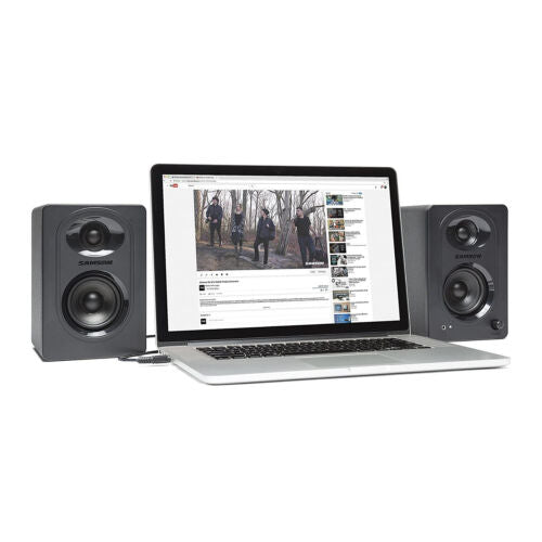 Samson SAM30 3-Inch Powered Studio Monitors Pair (Black) (Open Box)